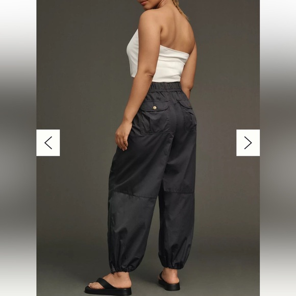 Anthropologie Pilcro Low-Rise Wide Leg Parachute Pants | Size Large - Picture 3 of 12